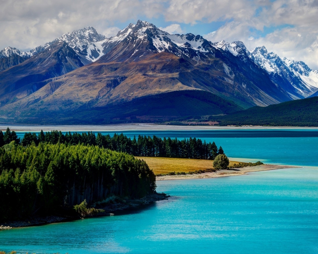 Lake Tekapo New Zealand for 1280 x 1024 resolution