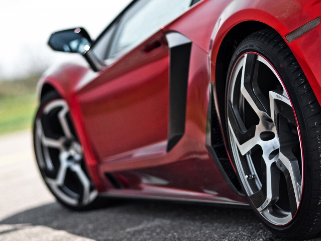 Lamborghini Aventador Custom Forged Wheels for 1024 x 768 resolution