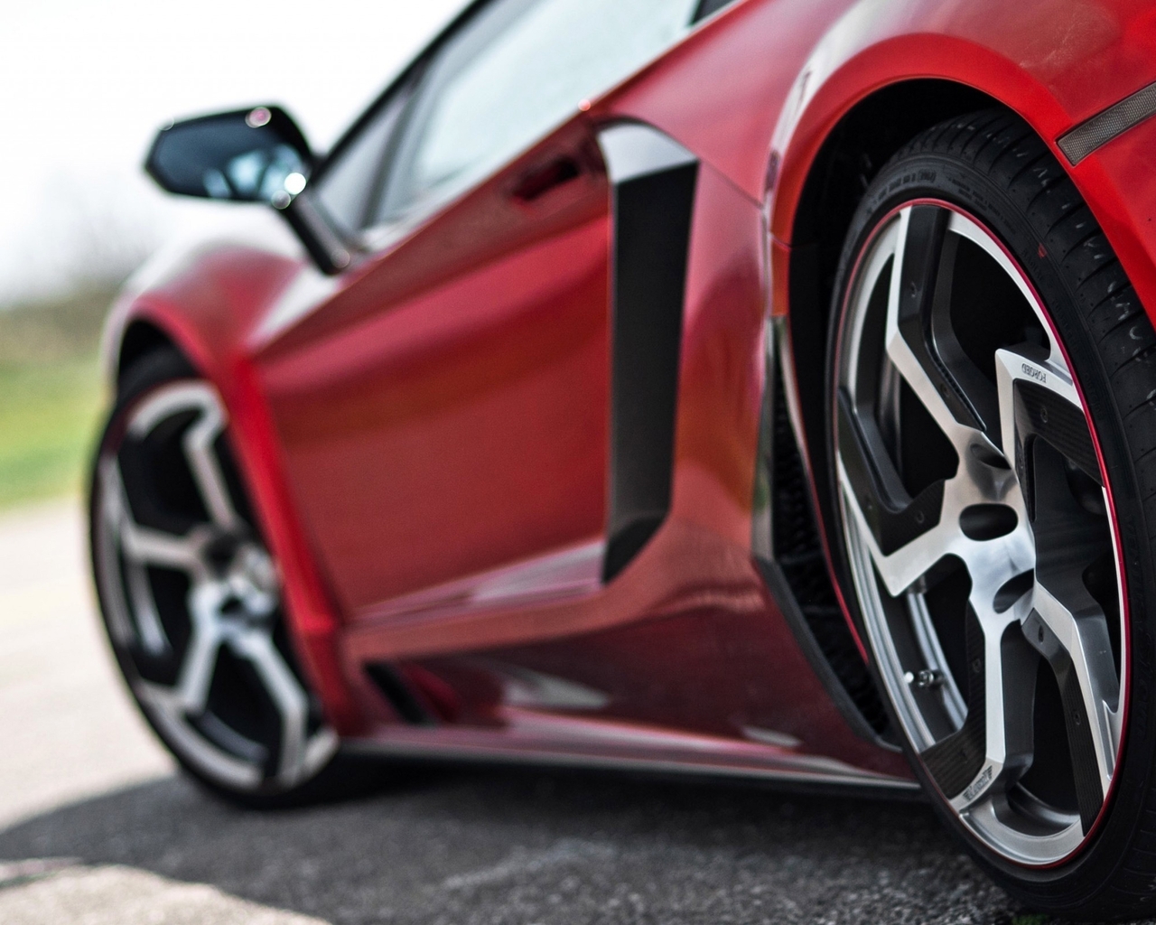 Lamborghini Aventador Custom Forged Wheels for 1280 x 1024 resolution
