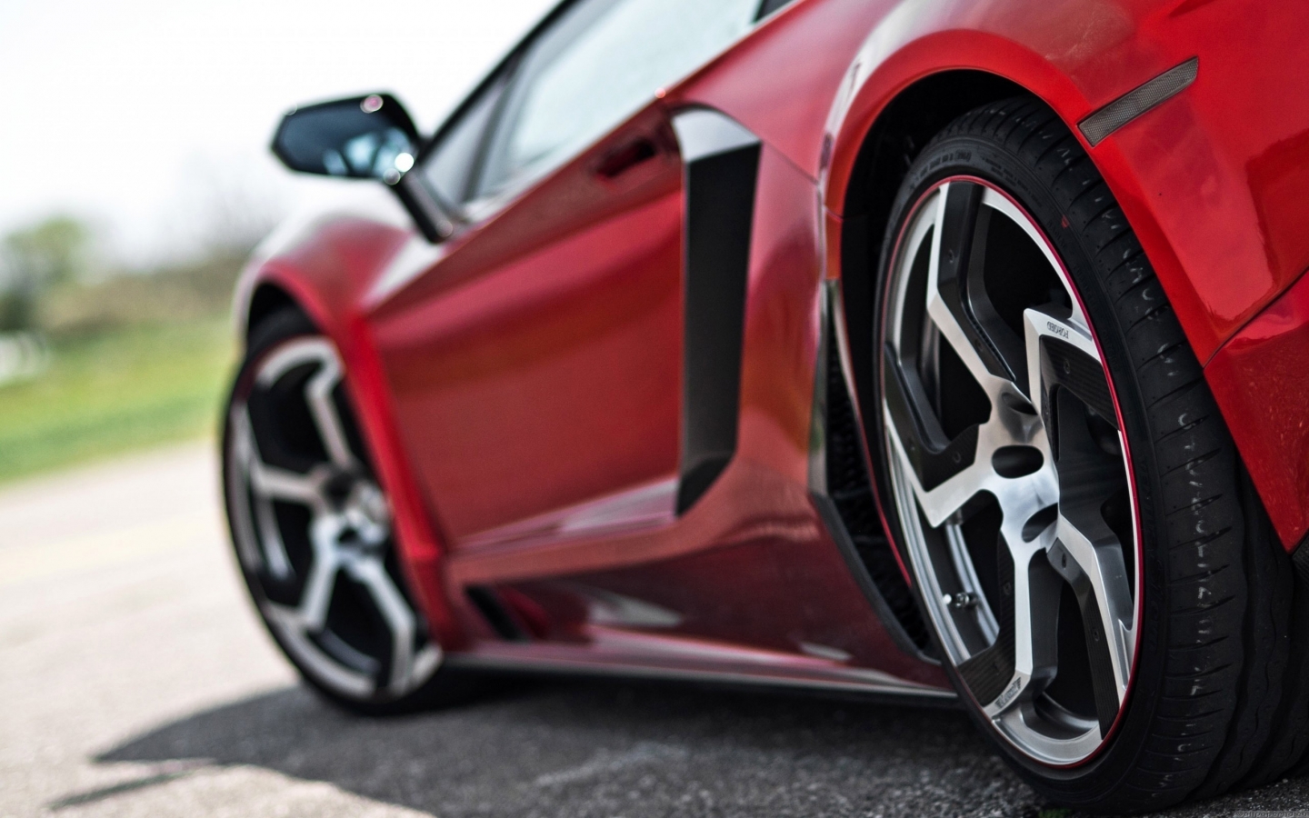 Lamborghini Aventador Custom Forged Wheels for 1440 x 900 widescreen resolution