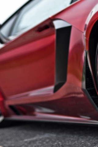 Lamborghini Aventador Custom Forged Wheels for 320 x 480 iPhone resolution