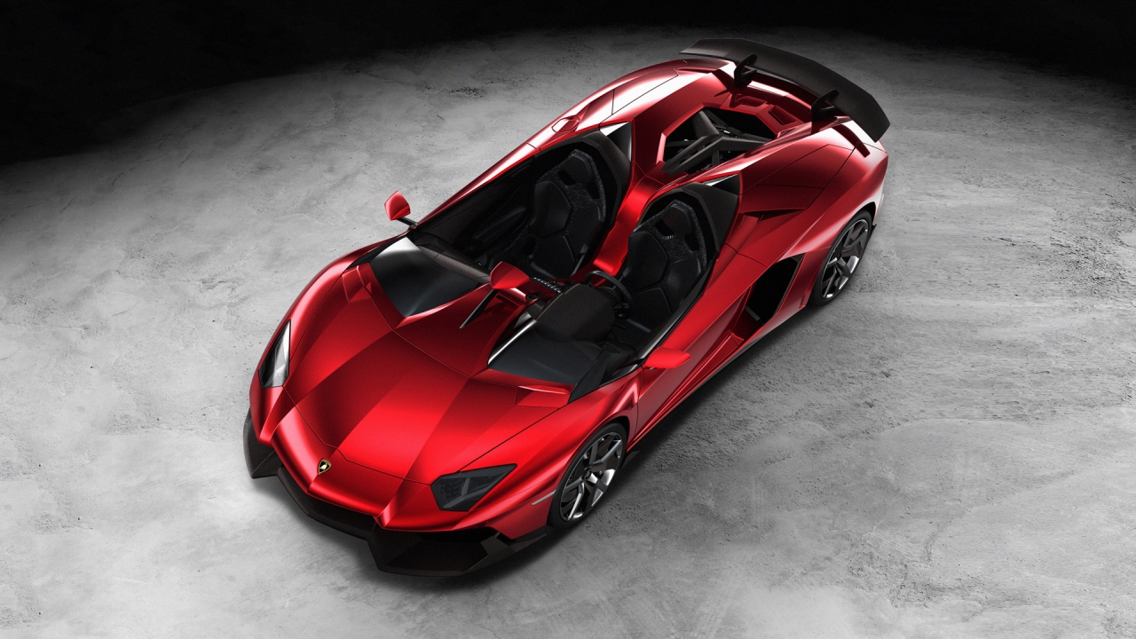 Lamborghini Aventador J 2012 for 1280 x 720 HDTV 720p resolution