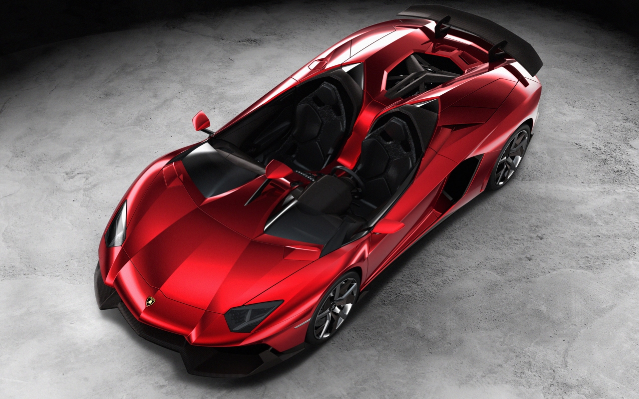 Lamborghini Aventador J 2012 for 1280 x 800 widescreen resolution