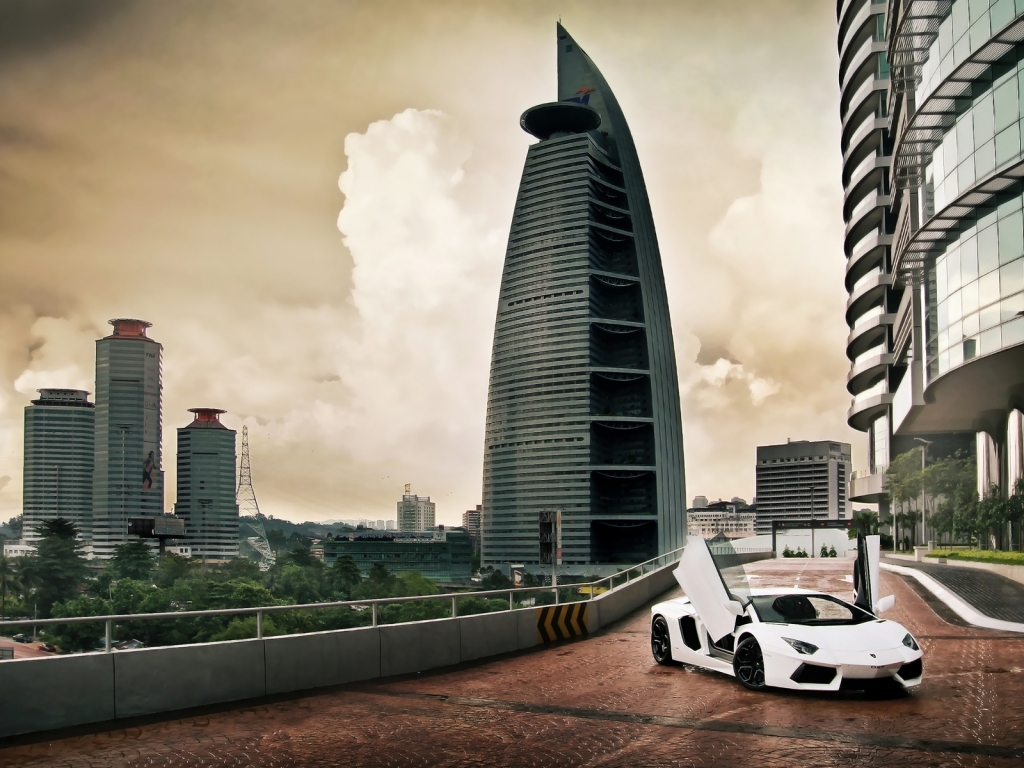 Lamborghini Aventador Malaysia for 1024 x 768 resolution