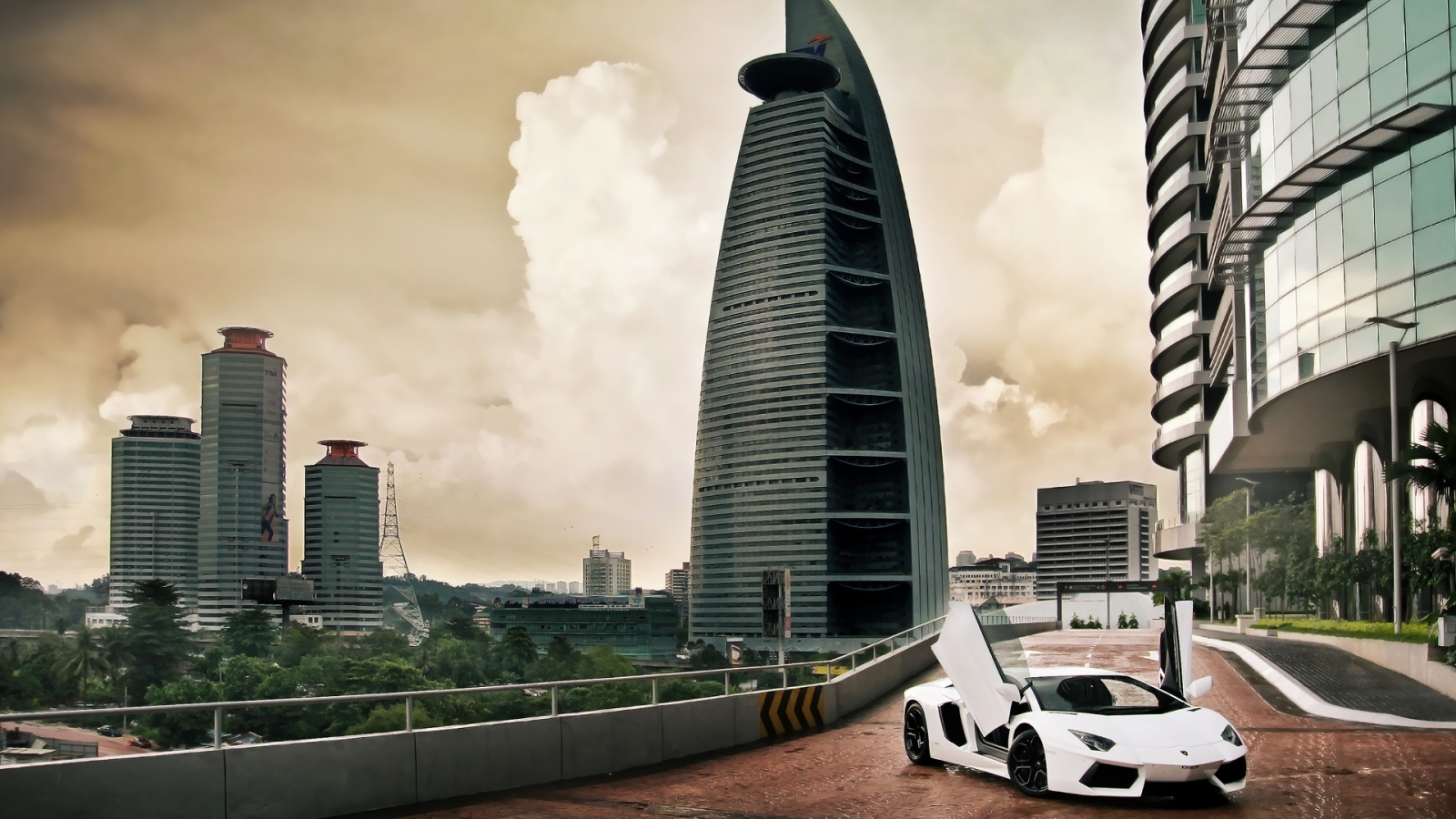 Lamborghini Aventador Malaysia for 1600 x 900 HDTV resolution