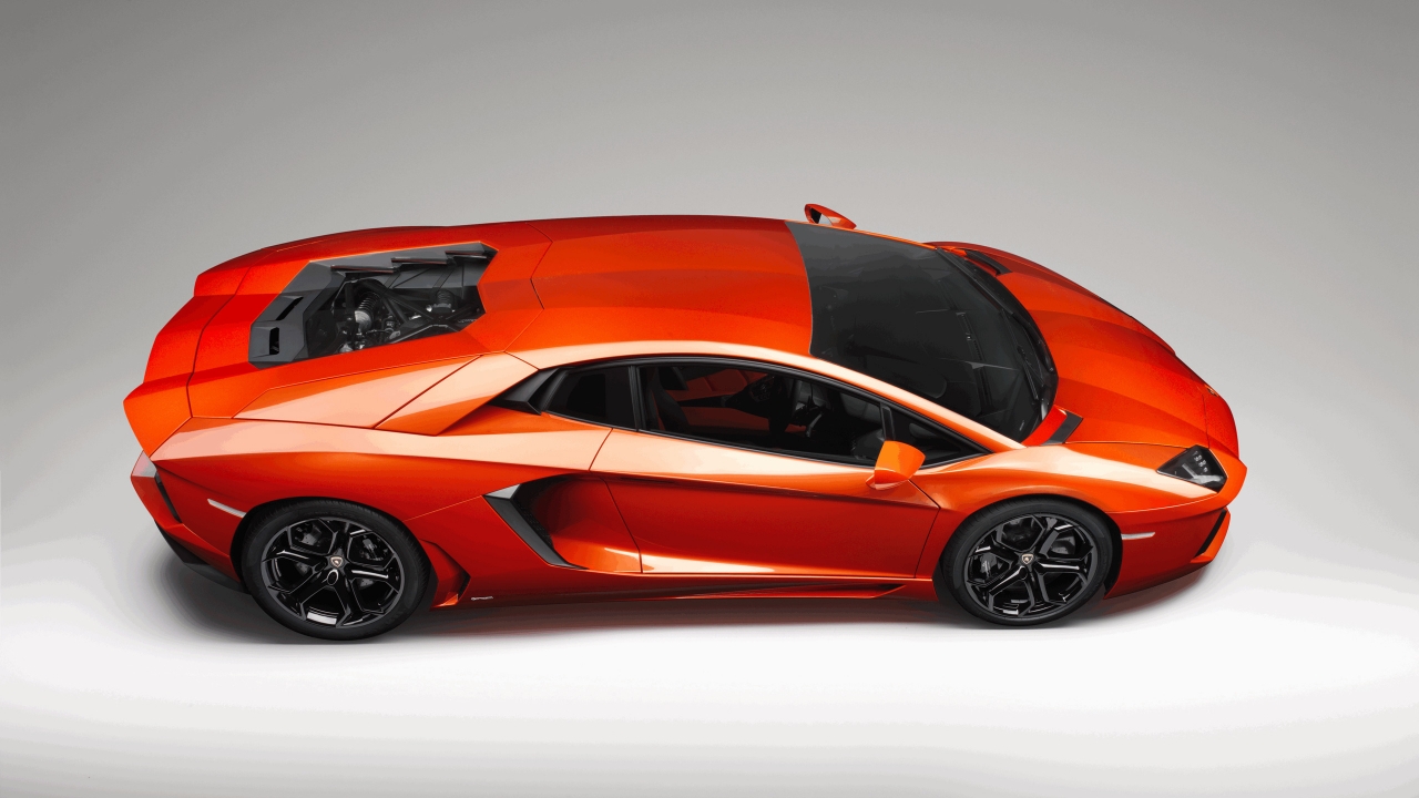 Lamborghini Aventador Studio for 1280 x 720 HDTV 720p resolution