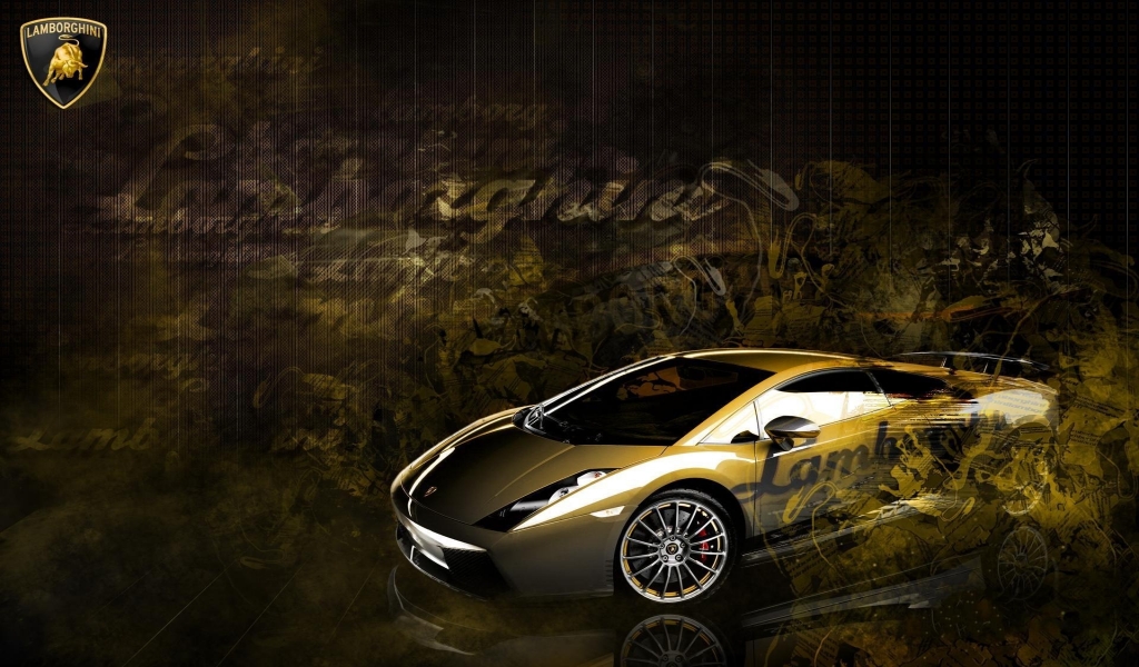 Lamborghini Gallardo for 1024 x 600 widescreen resolution