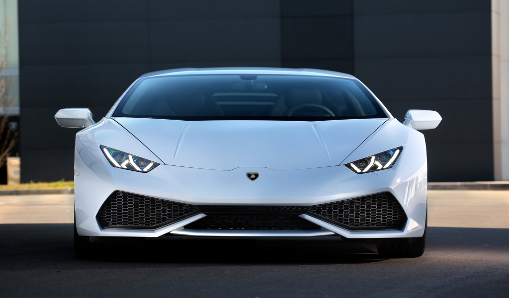 Lamborghini Huracan Front for 1024 x 600 widescreen resolution