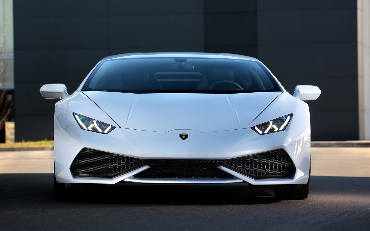 Lamborghini Huracan Front for 1280 x 800 widescreen resolution