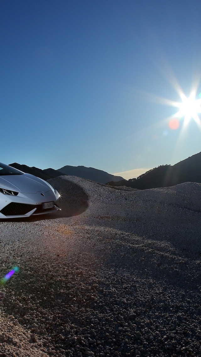 Lamborghini Huracan Sunset for 640 x 1136 iPhone 5 resolution