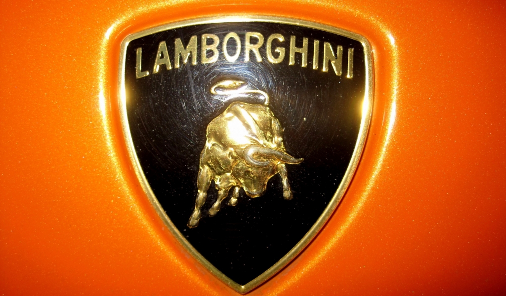 Lamborghini logo for 1024 x 600 widescreen resolution