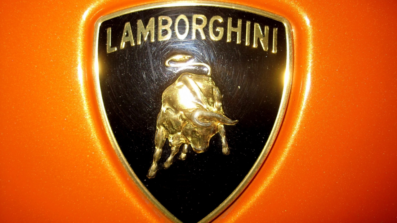 Lamborghini logo for 1280 x 720 HDTV 720p resolution