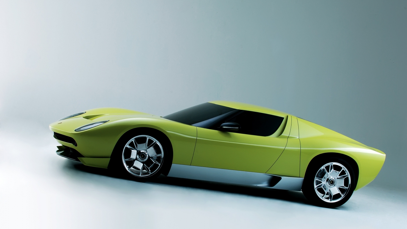 Lamborghini Miura Concept Side for 1366 x 768 HDTV resolution