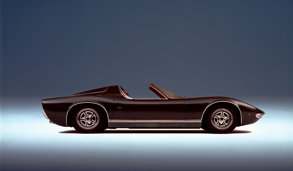 Lamborghini Miura Roadster for 1024 x 600 widescreen resolution