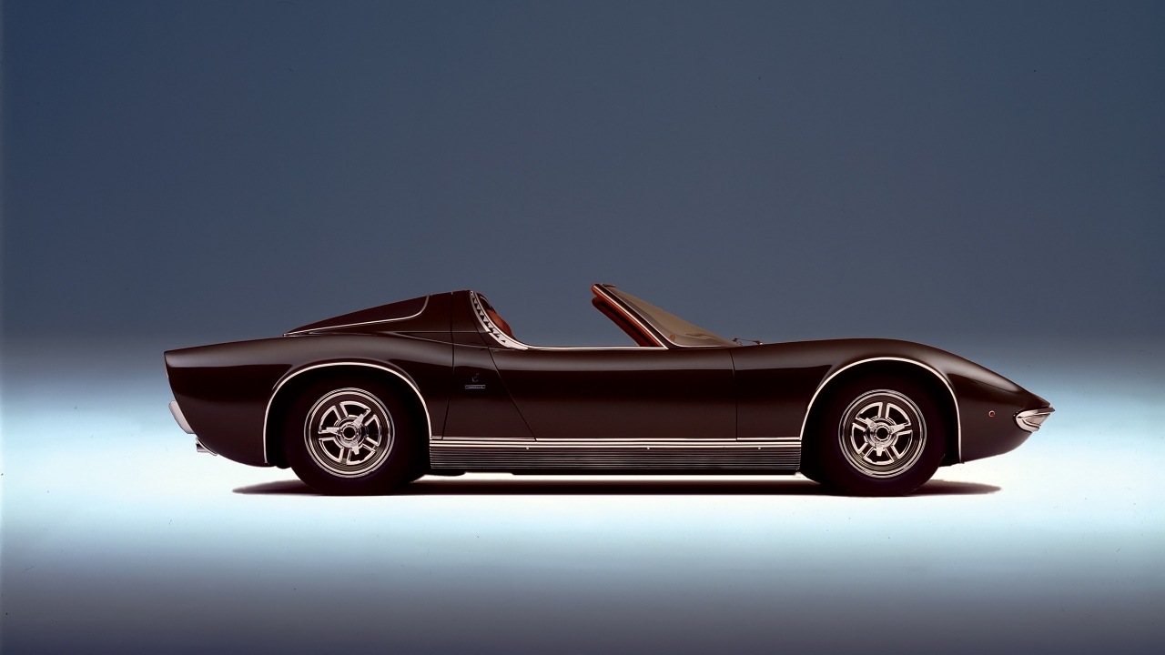 Lamborghini Miura Roadster for 1280 x 720 HDTV 720p resolution