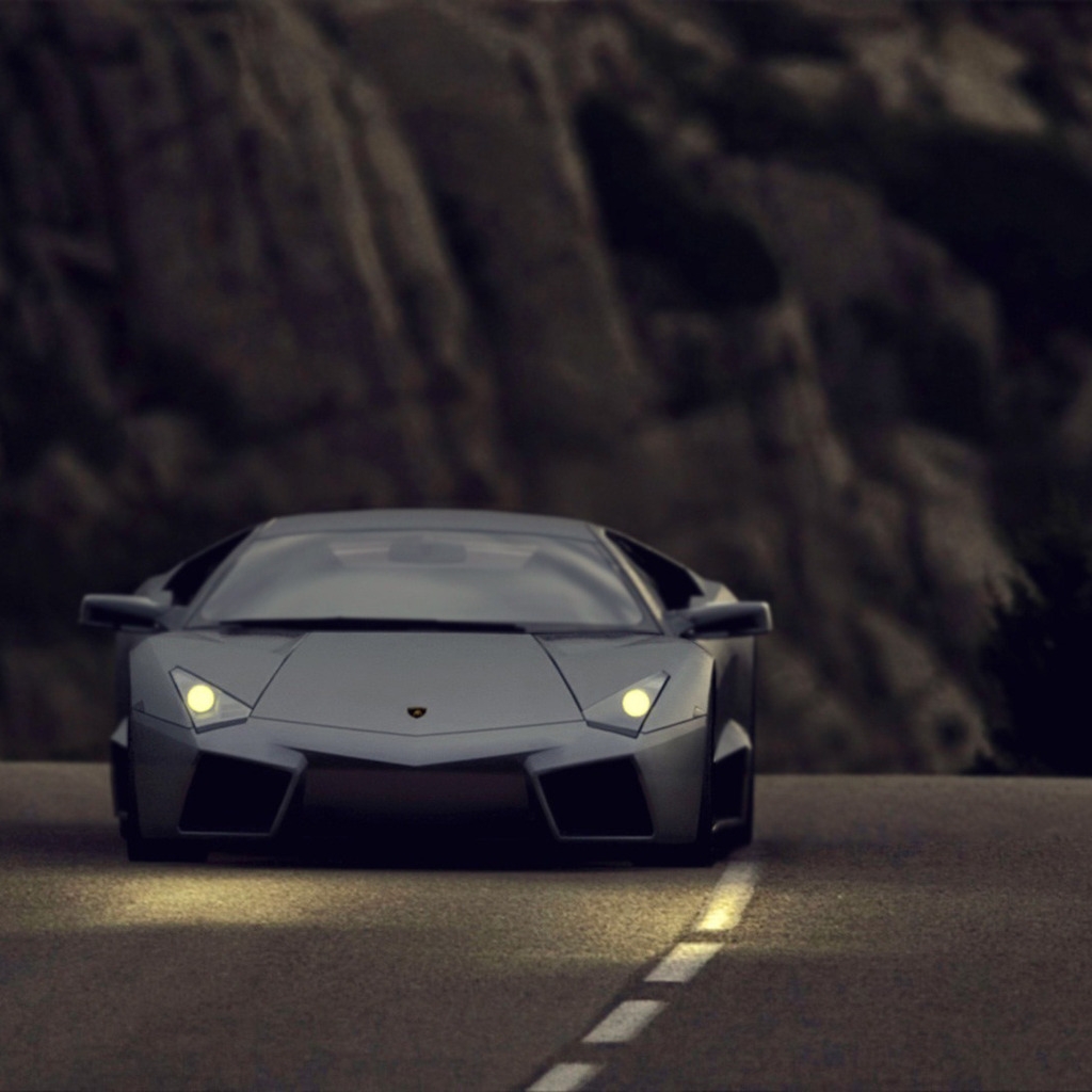 Lamborghini Reventon Black Matte for 1024 x 1024 iPad resolution
