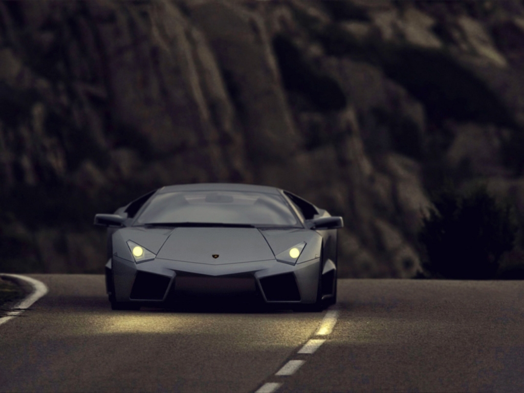 Lamborghini Reventon Black Matte for 1024 x 768 resolution
