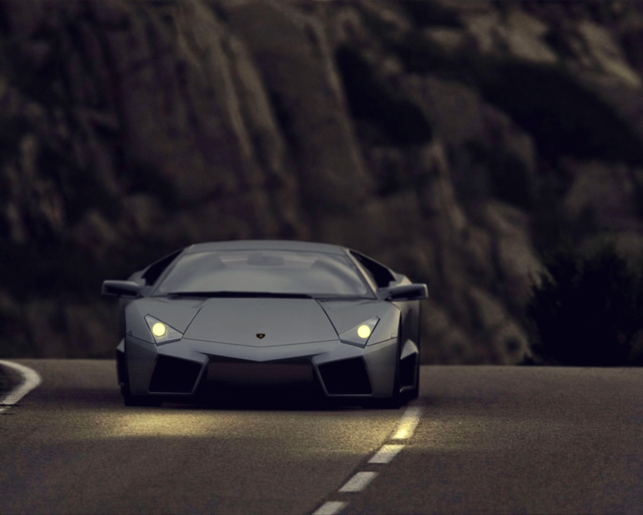 Lamborghini Reventon Black Matte for 1280 x 1024 resolution