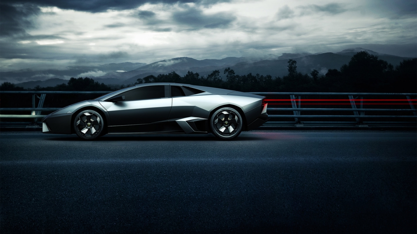 Lamborghini Sport Side Angle for 1366 x 768 HDTV resolution