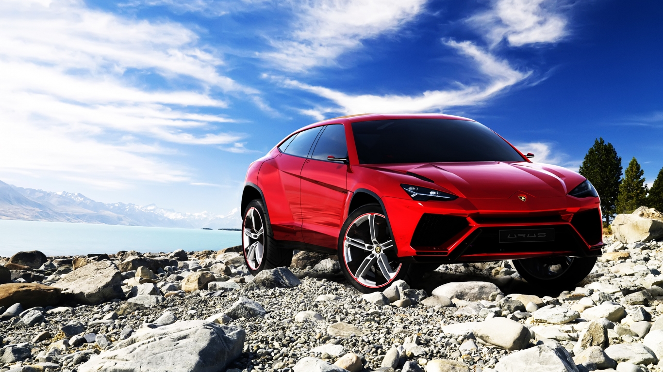 Lamborghini Urus Concept for 1366 x 768 HDTV resolution