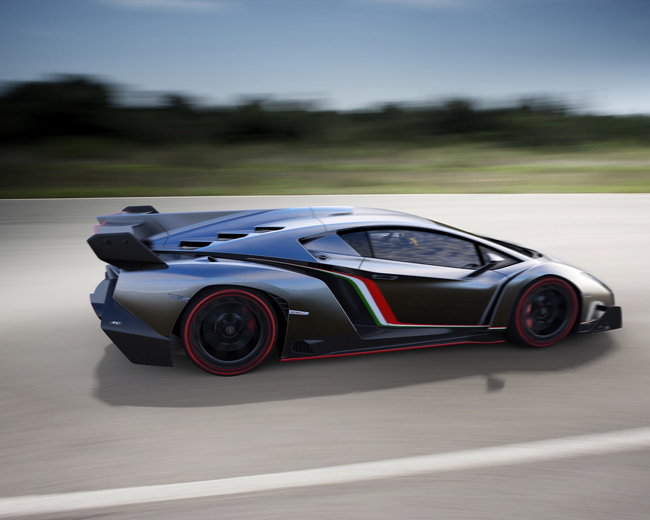 Lamborghini Veneno Speed for 1280 x 1024 resolution