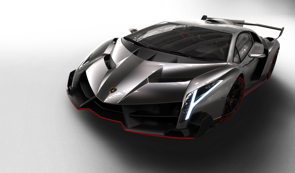 Lamborghini Veneno Studio for 1024 x 600 widescreen resolution