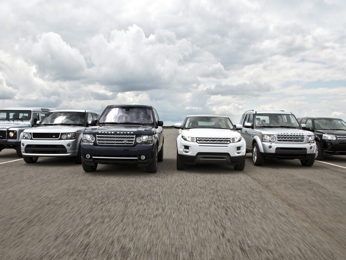 Land Rover and Range Rover for 1152 x 864 resolution