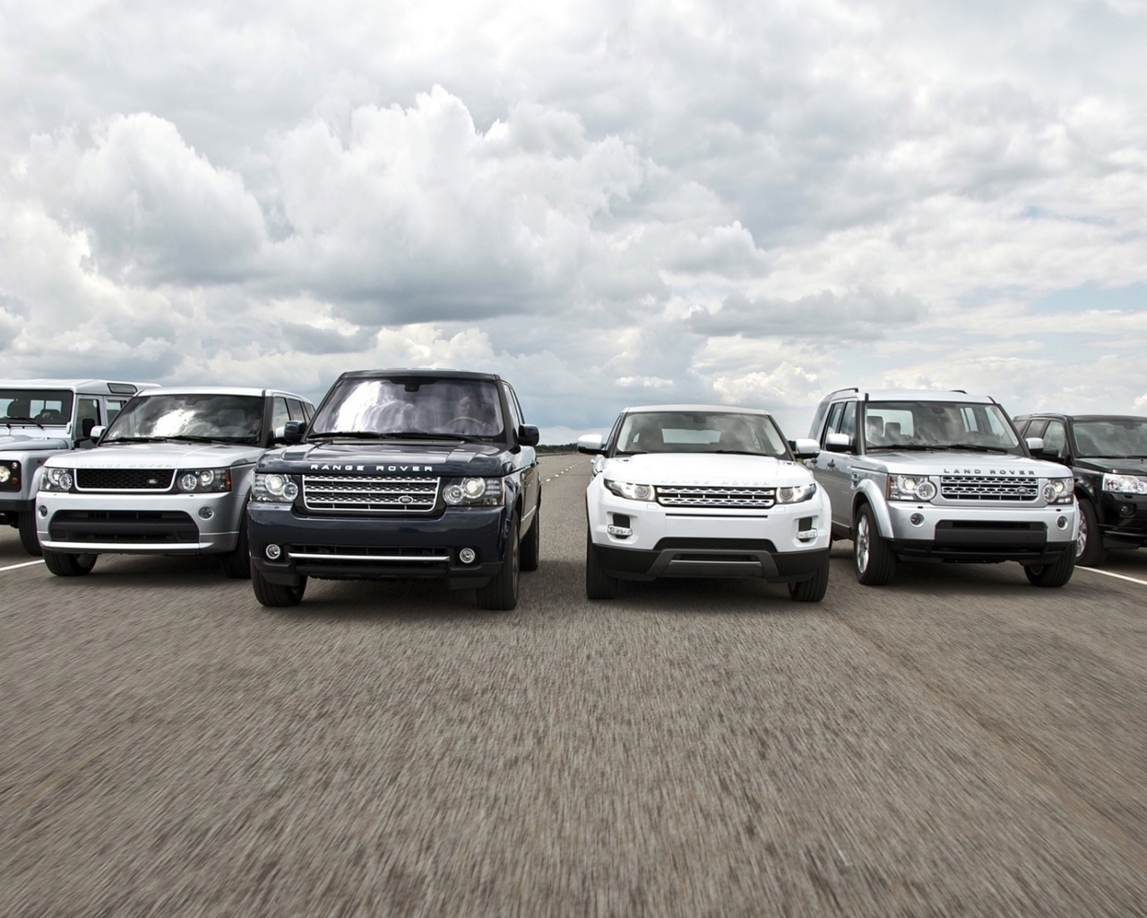 Land Rover and Range Rover for 1280 x 1024 resolution