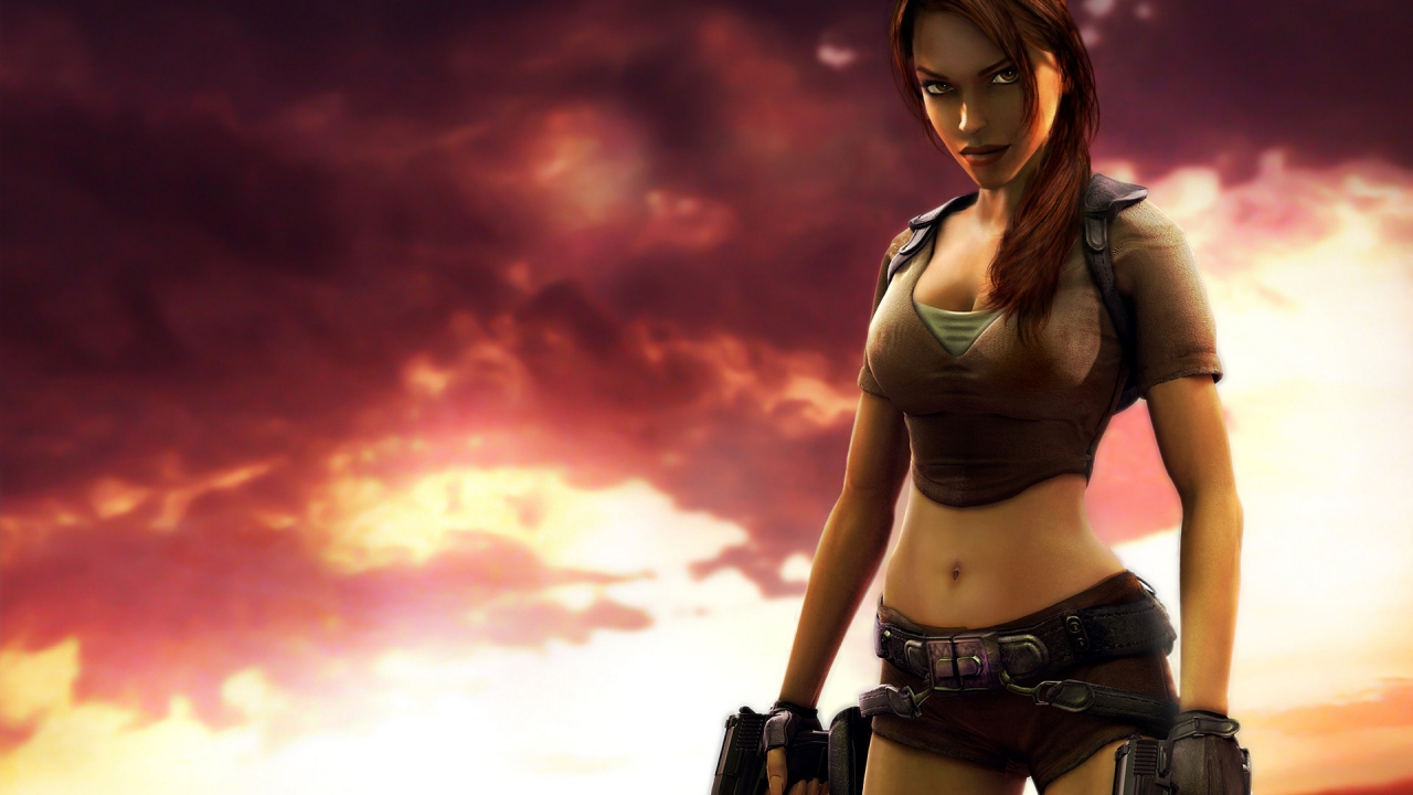 Lara Croft for 1280 x 720 HDTV 720p resolution