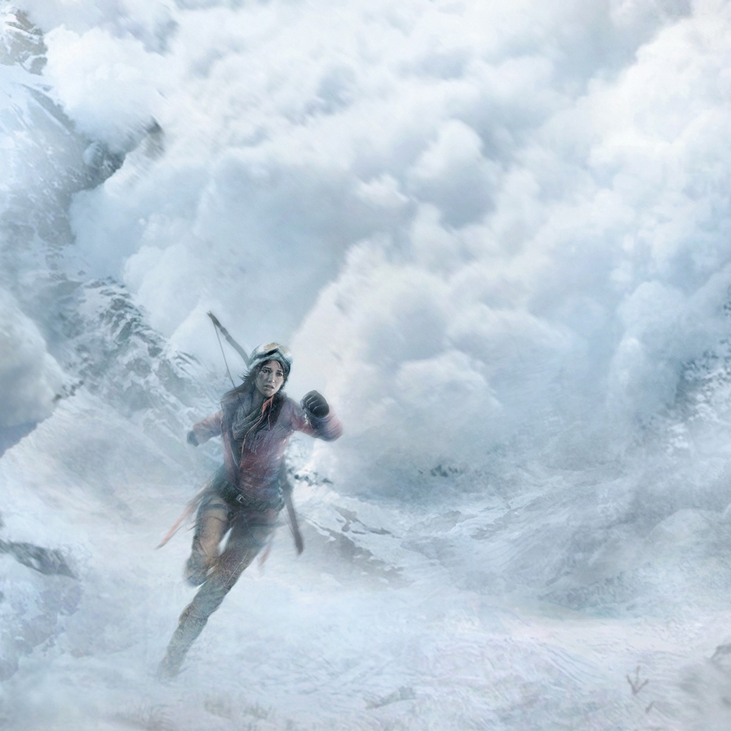 Lara Croft Rise of The Tomb Raider for 1024 x 1024 iPad resolution