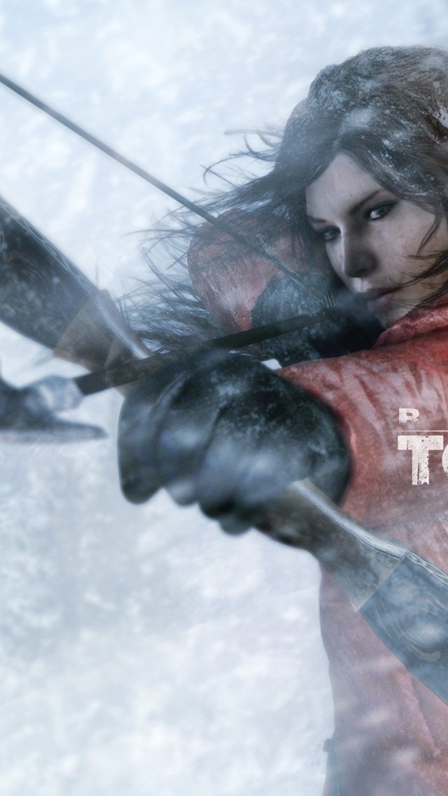 Lara Croft Rise of The Tomb Raider Bow and Arrow for 640 x 1136 iPhone 5 resolution