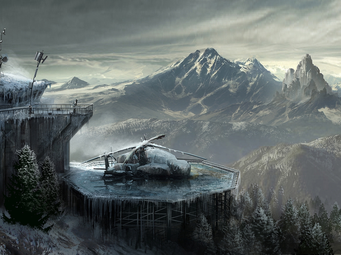Lara Croft Rise of The Tomb Raider Concept for 1152 x 864 resolution