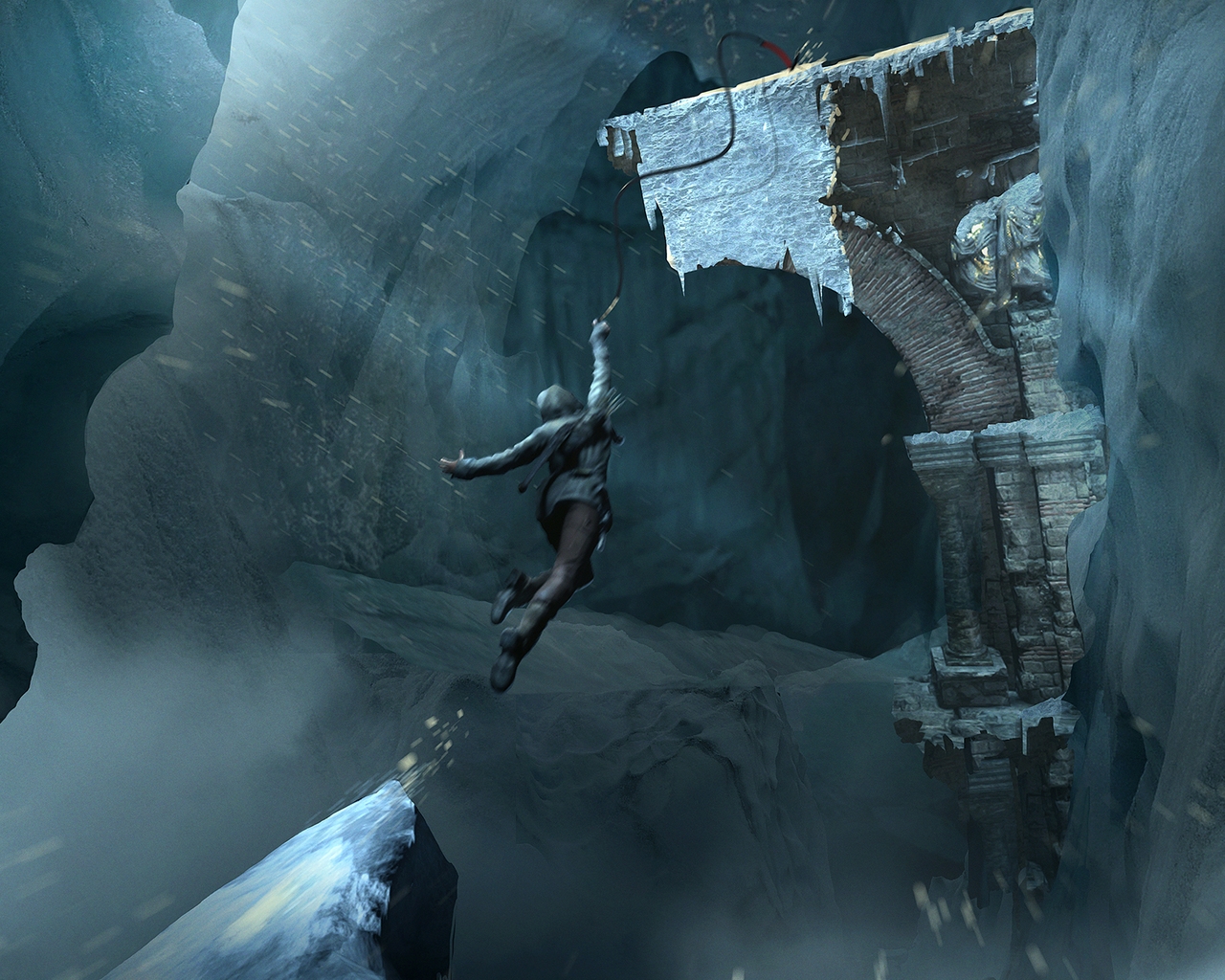 Lara Croft Rise of The Tomb Raider In Game for 1280 x 1024 resolution