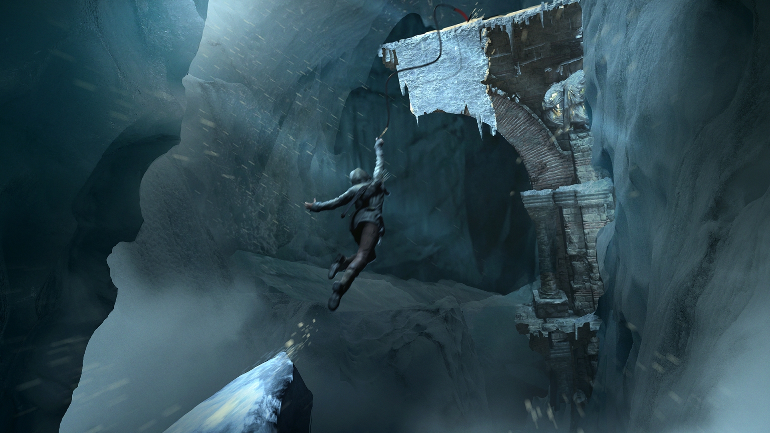 Lara Croft Rise of The Tomb Raider In Game for 1536 x 864 HDTV resolution