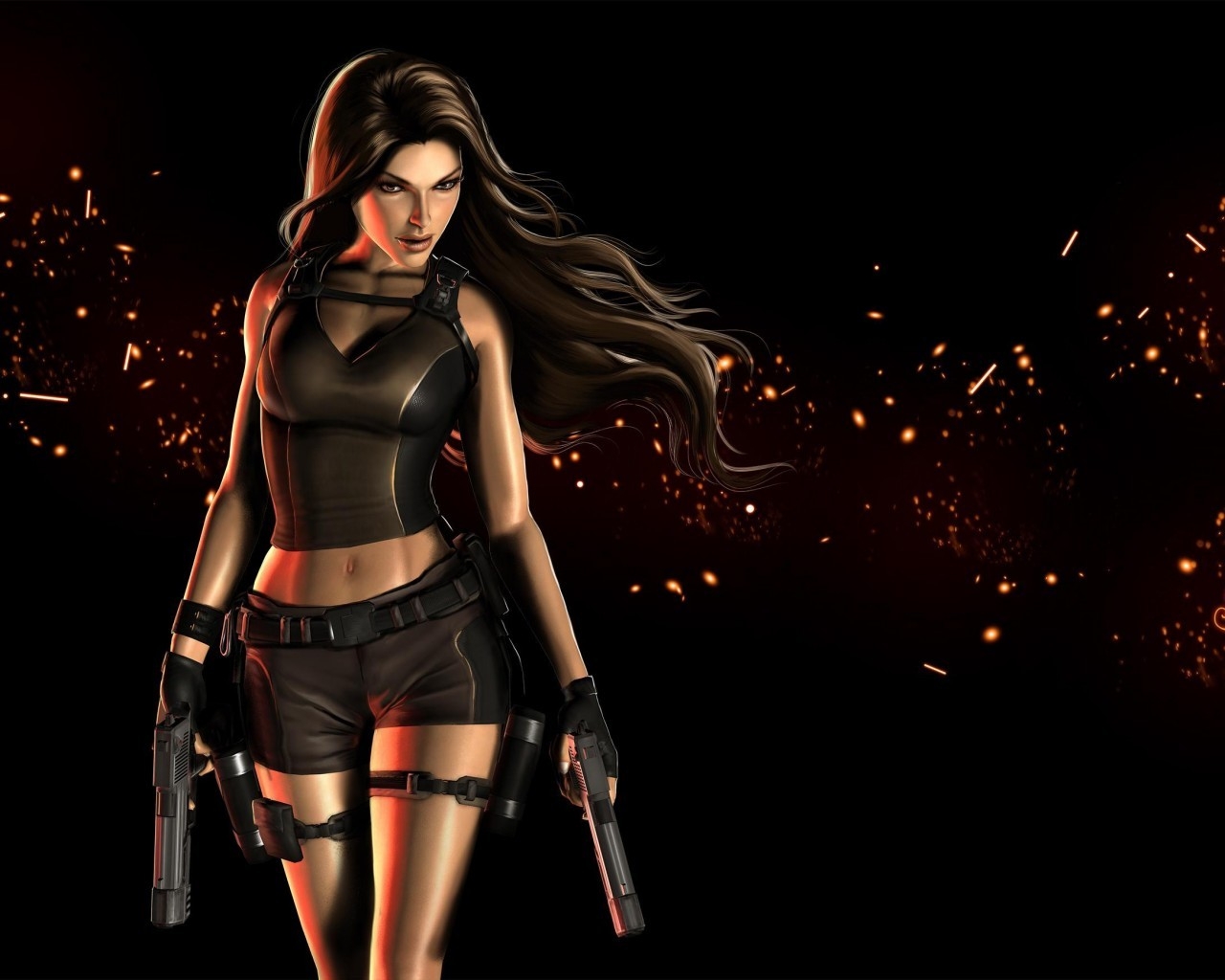 Lara Croft Tomb Raider Cool for 1280 x 1024 resolution