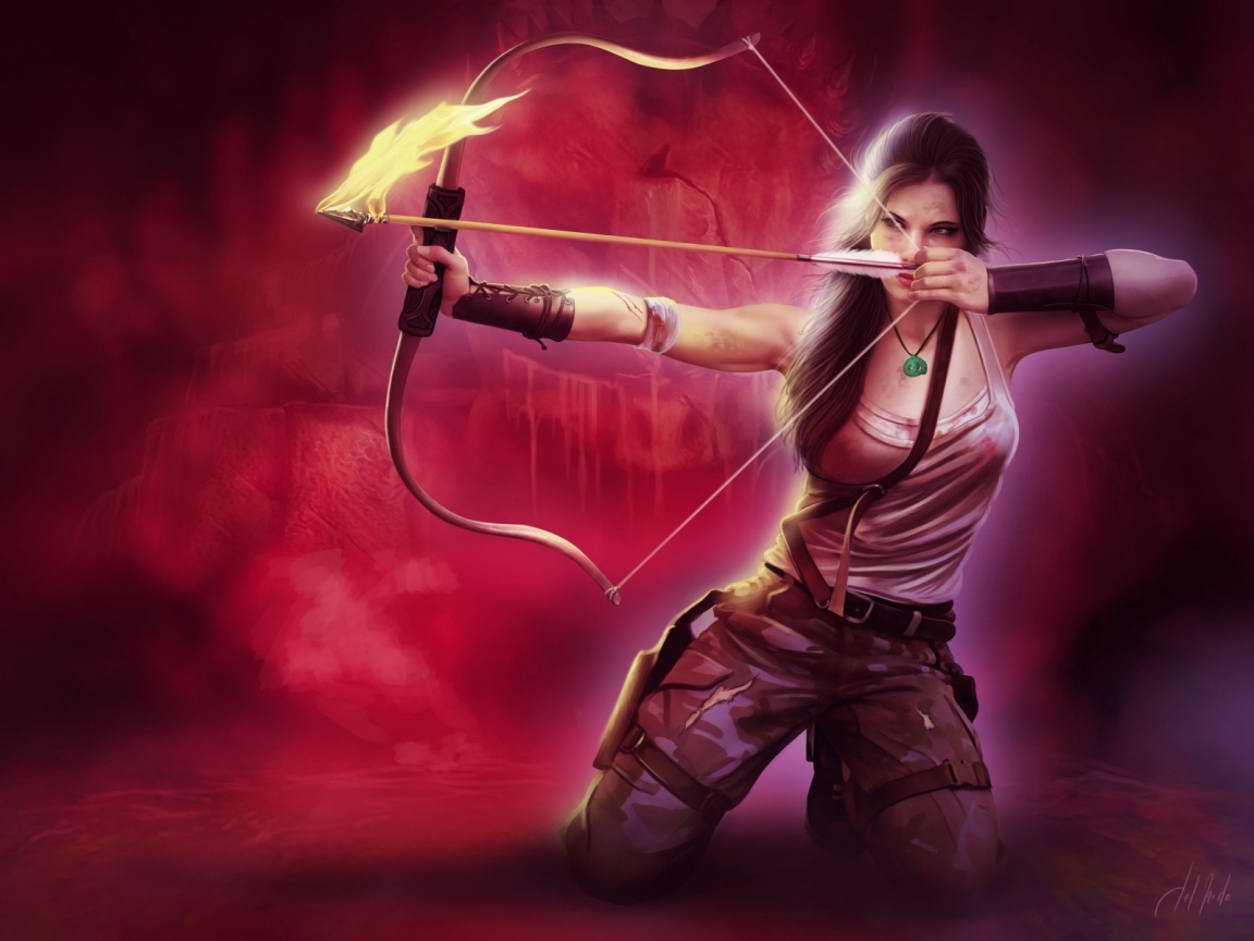 Lara Croft Tomb Raider Poster for 1152 x 864 resolution