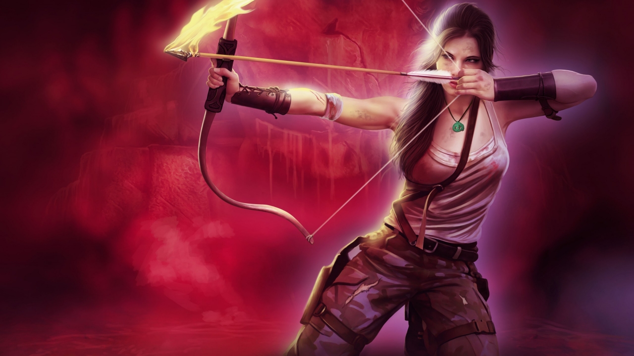 Lara Croft Tomb Raider Poster for 1280 x 720 HDTV 720p resolution