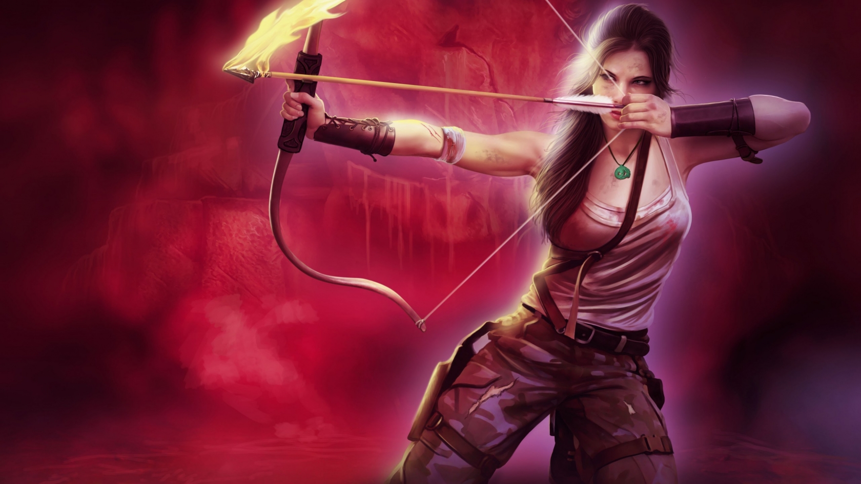 Lara Croft Tomb Raider Poster for 1680 x 945 HDTV resolution
