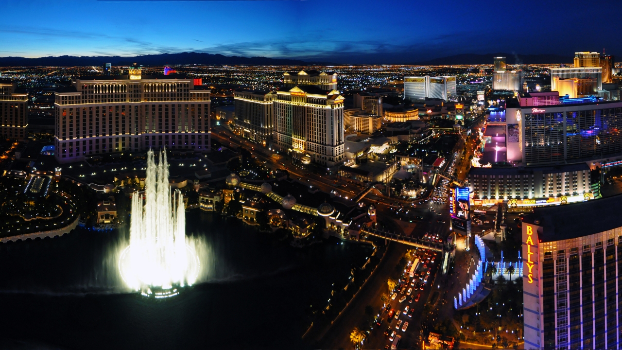 Las Vegas Night for 1280 x 720 HDTV 720p resolution