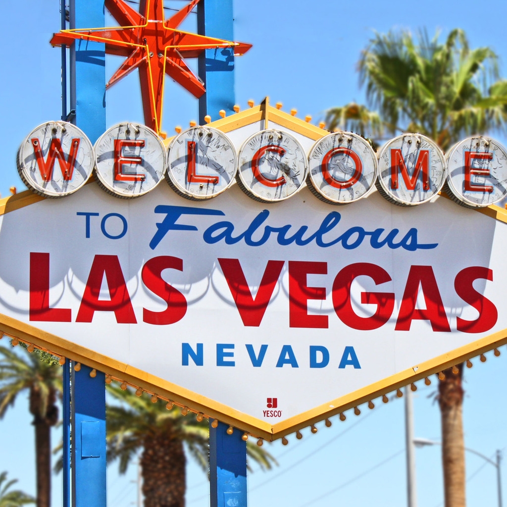 Las Vegas Sign for 1024 x 1024 iPad resolution