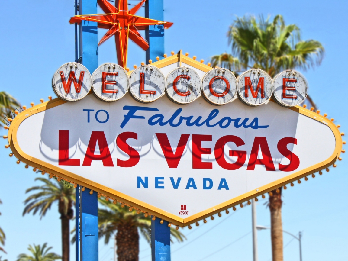 Las Vegas Sign for 1152 x 864 resolution