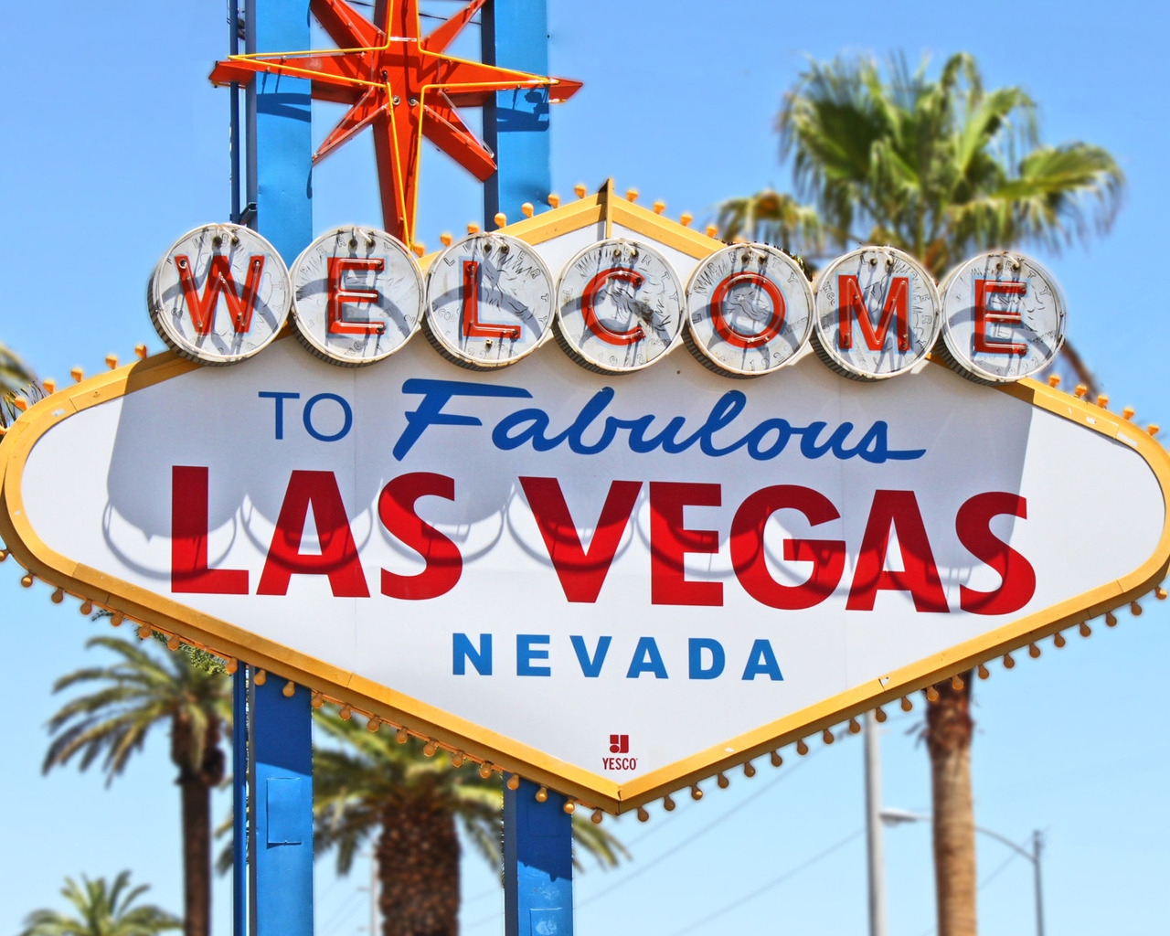 Las Vegas Sign for 1280 x 1024 resolution