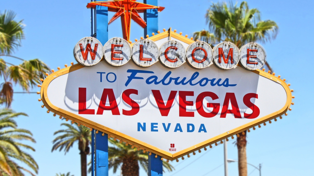 Las Vegas Sign for 1280 x 720 HDTV 720p resolution
