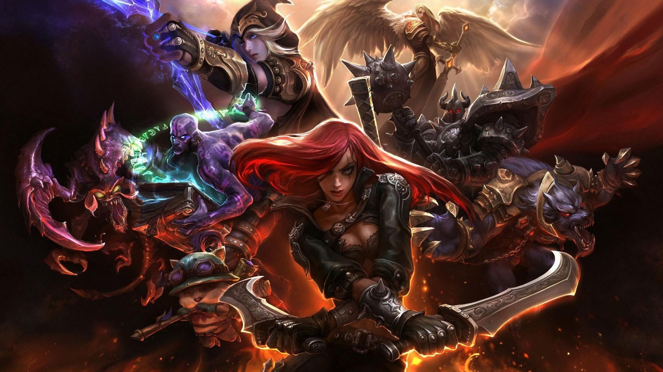 League of Legends Game for 1366 x 768 HDTV resolution