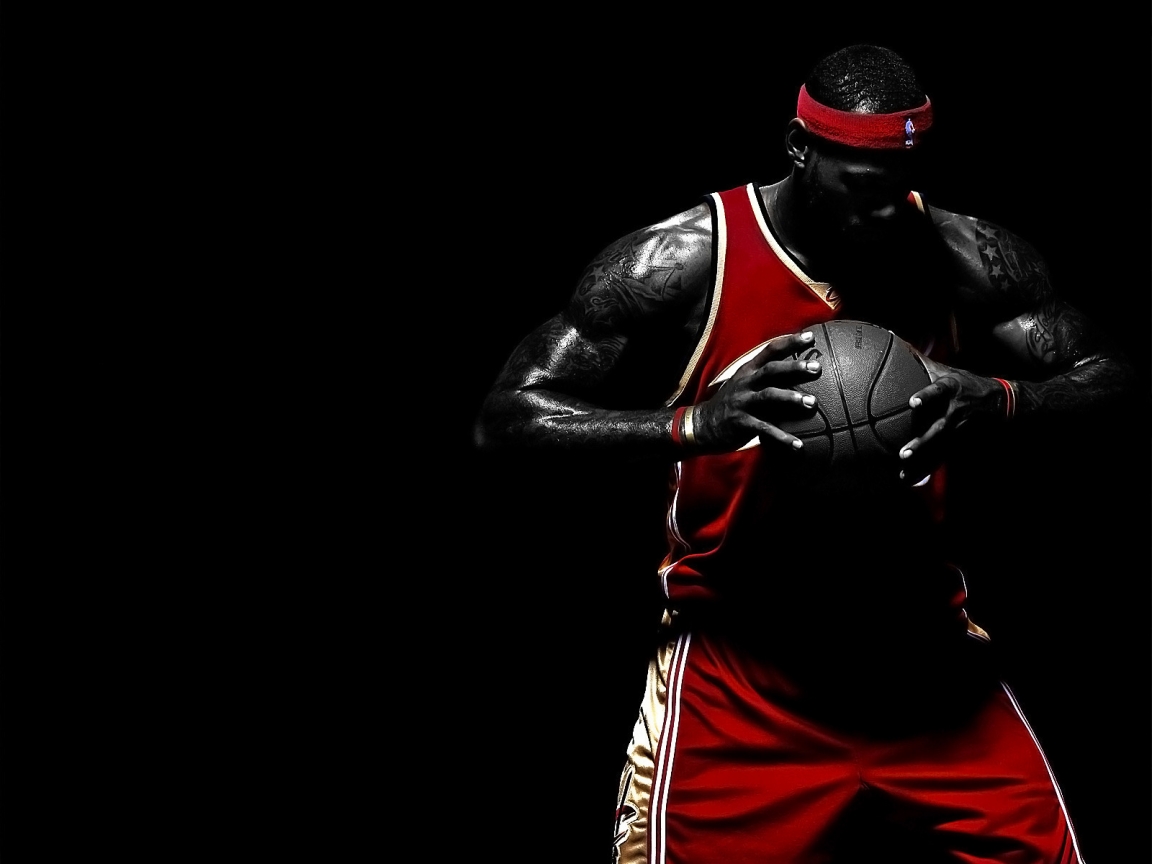 Lebron James Thinking for 1152 x 864 resolution