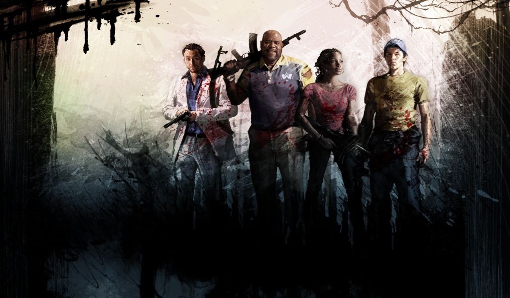 Left 4 Dead 2 Shooter Game for 1024 x 600 widescreen resolution