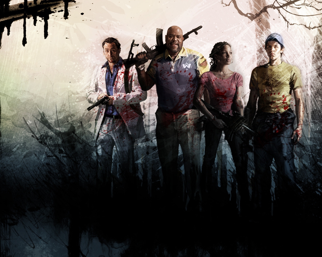 Left 4 Dead 2 Shooter Game for 1280 x 1024 resolution