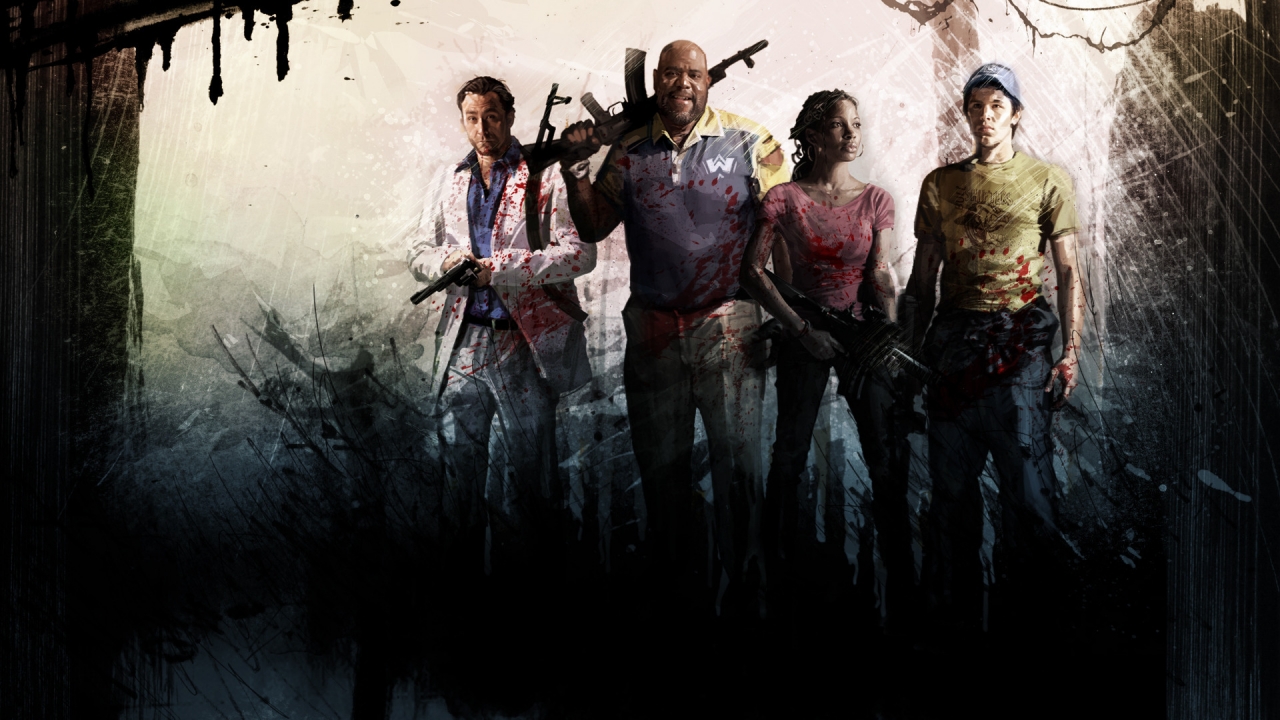 Left 4 Dead 2 Shooter Game for 1280 x 720 HDTV 720p resolution