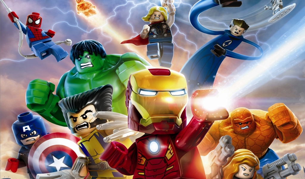 LEGO Marvel Super Heroes for 1024 x 600 widescreen resolution