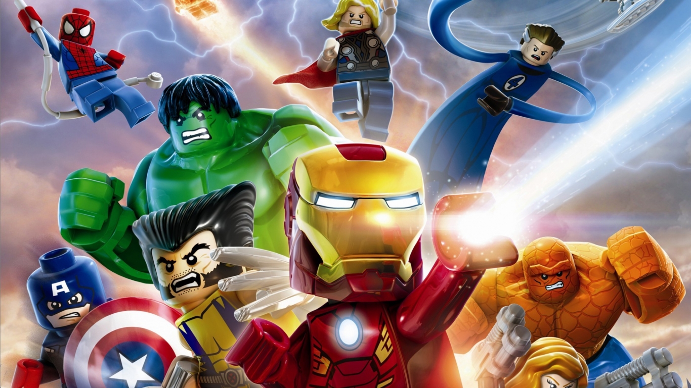 LEGO Marvel Super Heroes for 1366 x 768 HDTV resolution